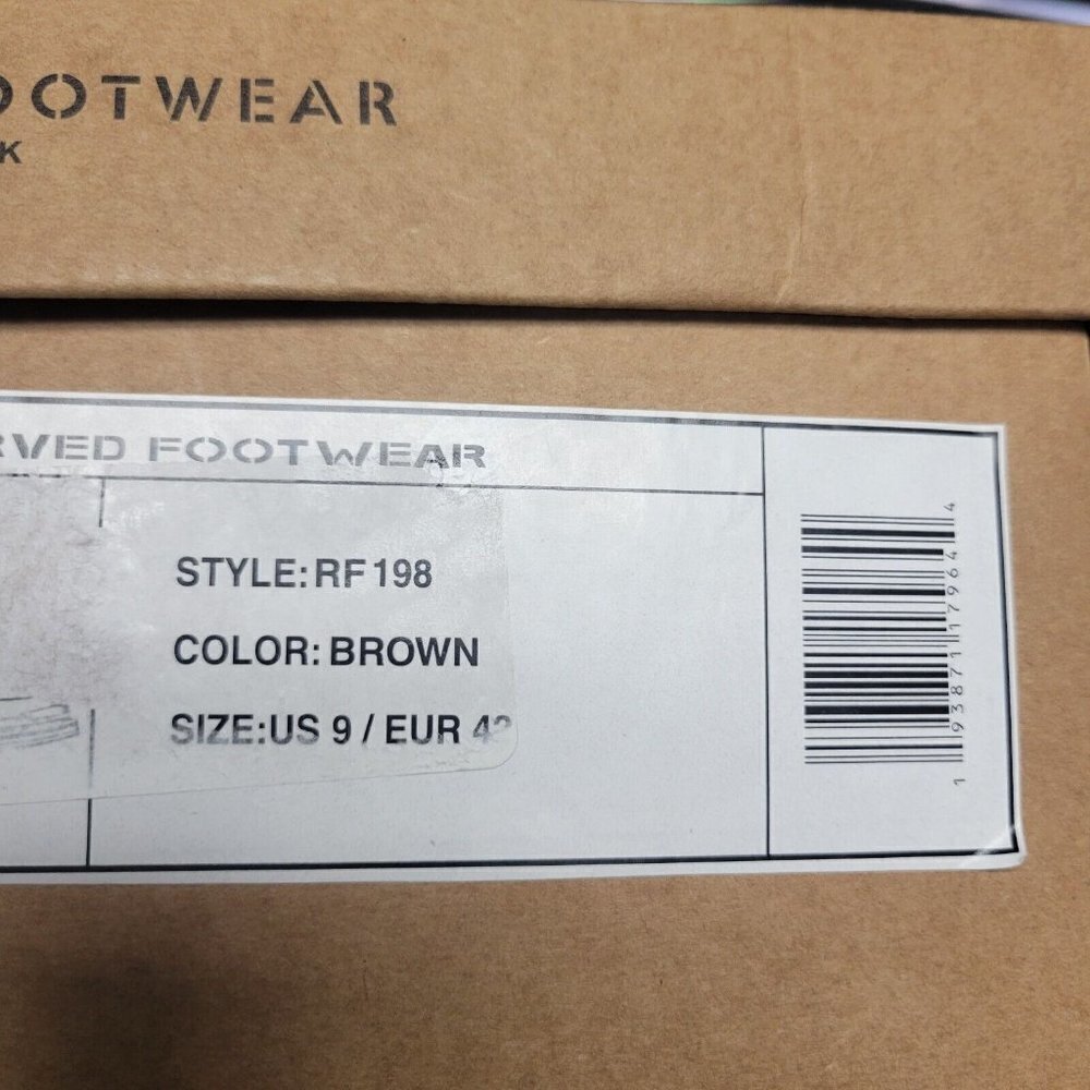 RESERVED Footwear RF198 Leather Boots Men's. Size 9. New With Tags $155 - Picture 8 of 8